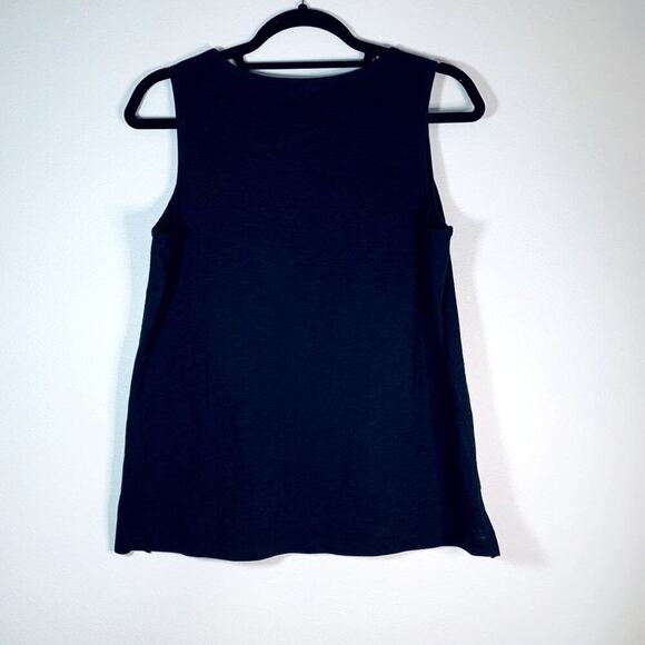 Jason Wu Black Scoop‎ Neck Sleeveless Tank Top, Size Small - Picture 3 of 5